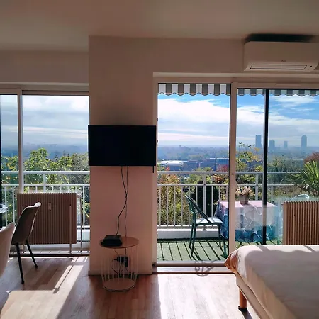 Apartment Vue Sur Lyon - Clim - Terrasse - Parking Securise
